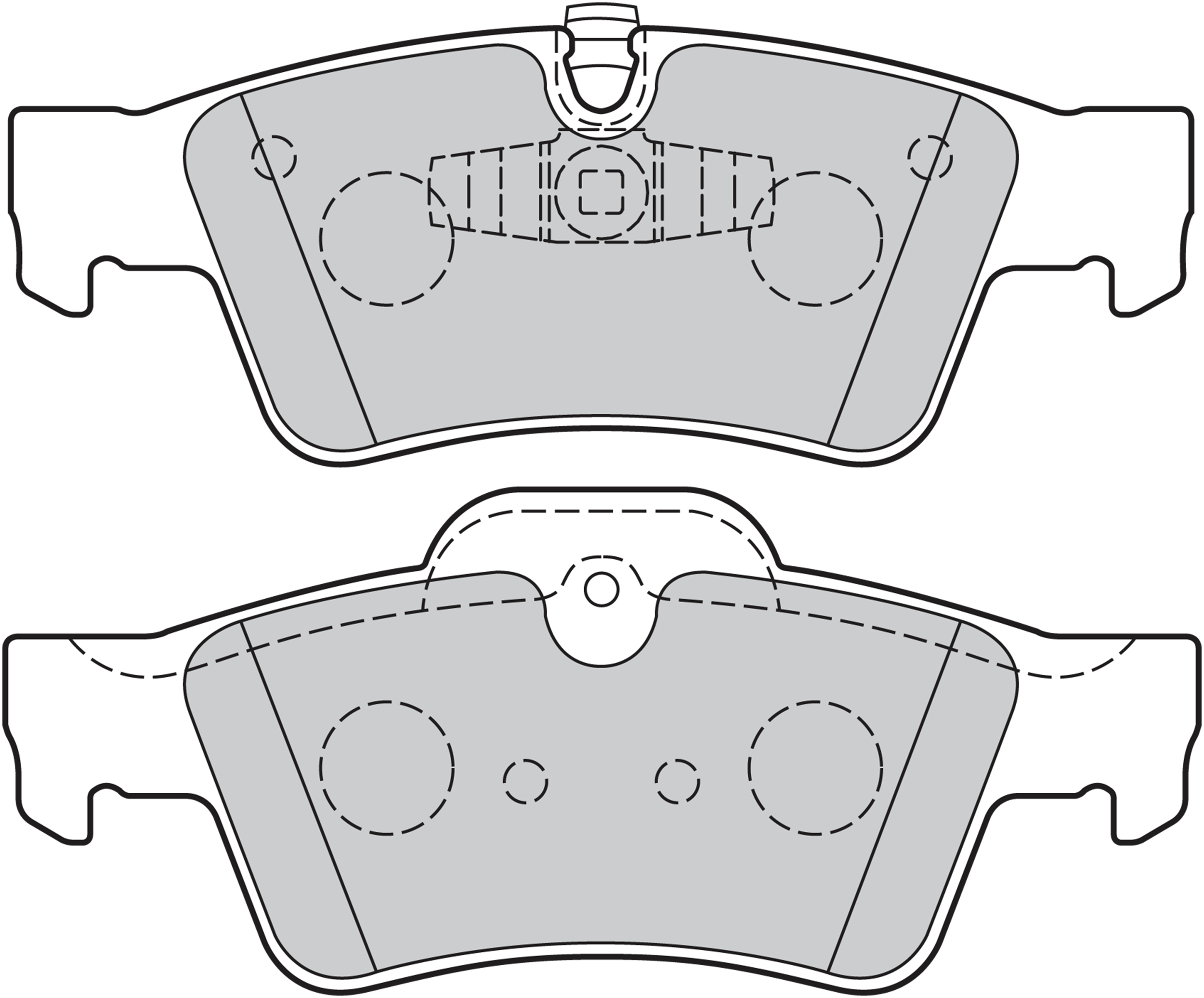 VALEO Bremseklodser 301802 bagaksel for MERCEDES-BENZ