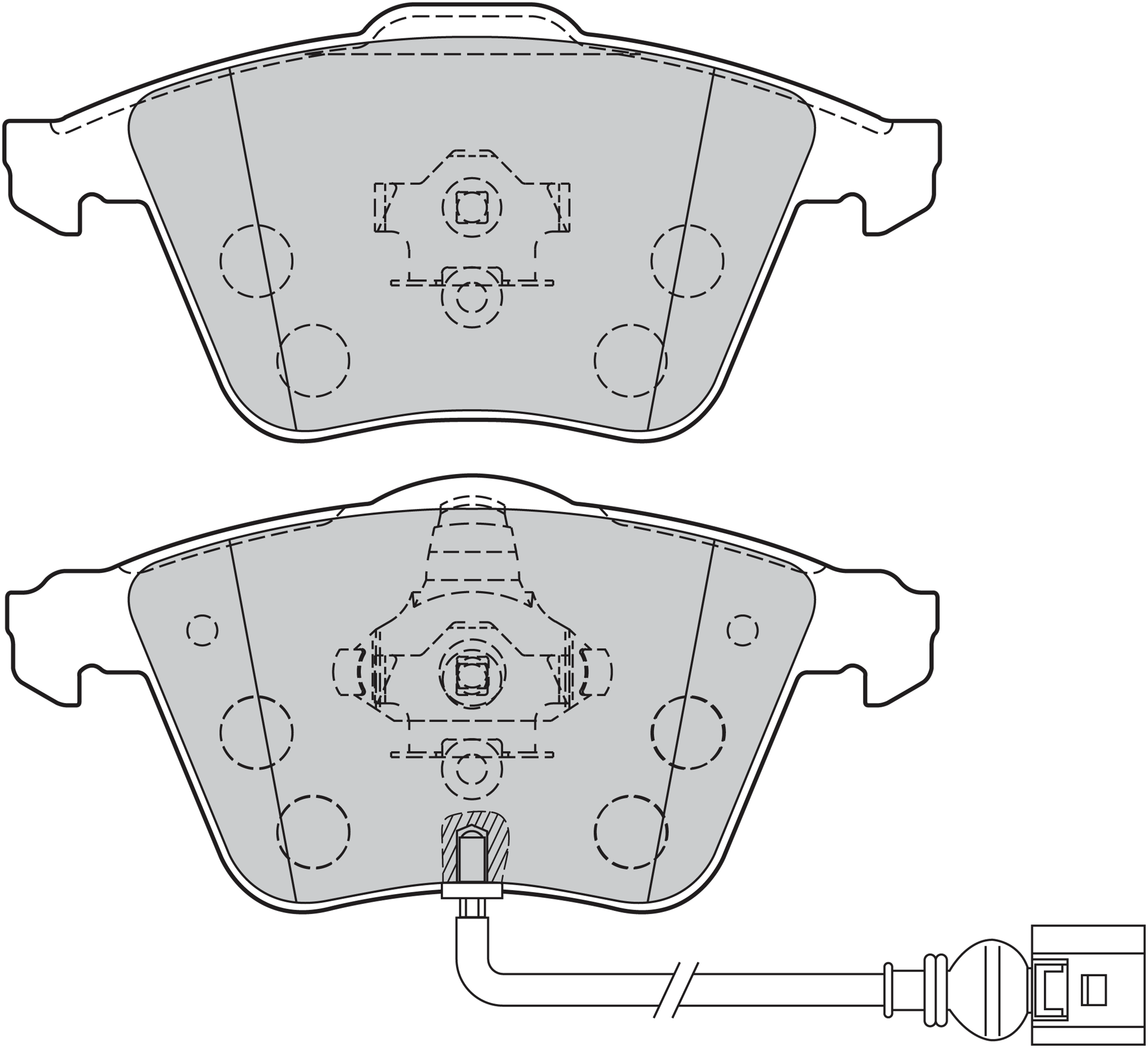 VALEO Bremseklodser 301863 foraksel for VW