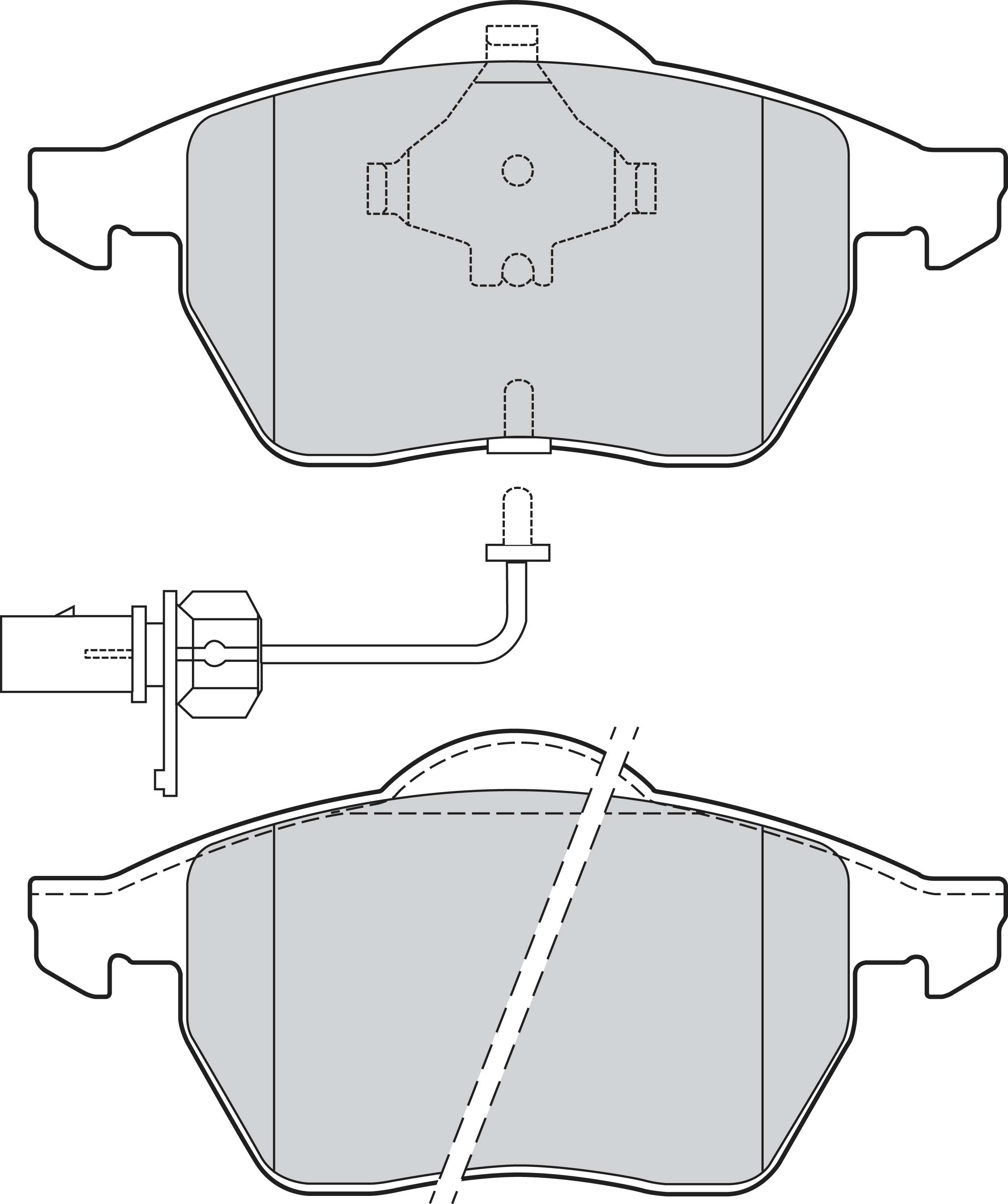 VALEO Bremseklodser 302030 foraksel for FORD VW