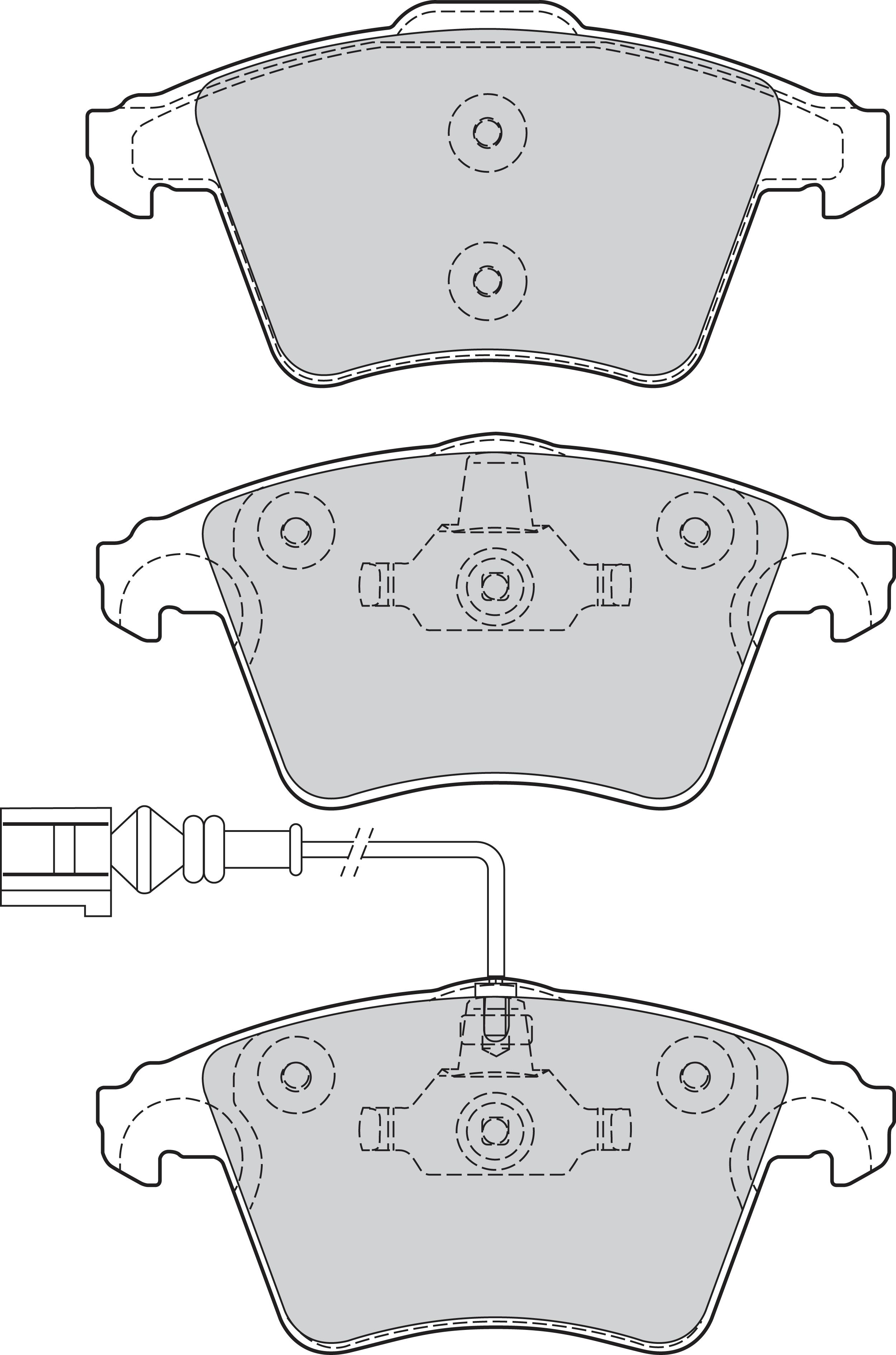 VALEO Bremseklodser 302042 foraksel for VW