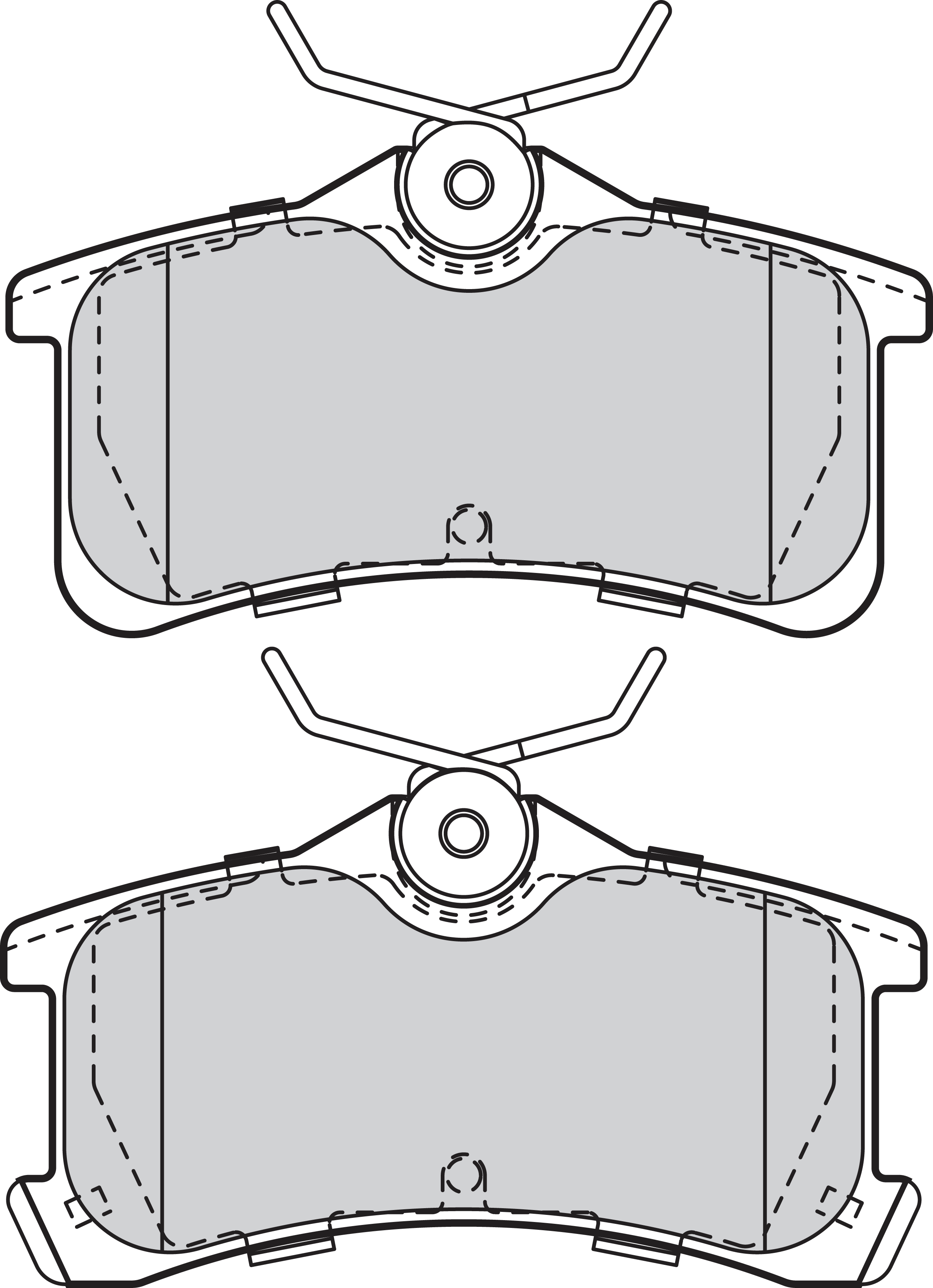 VALEO Bremseklodser 302066 bagaksel for TOYOTA