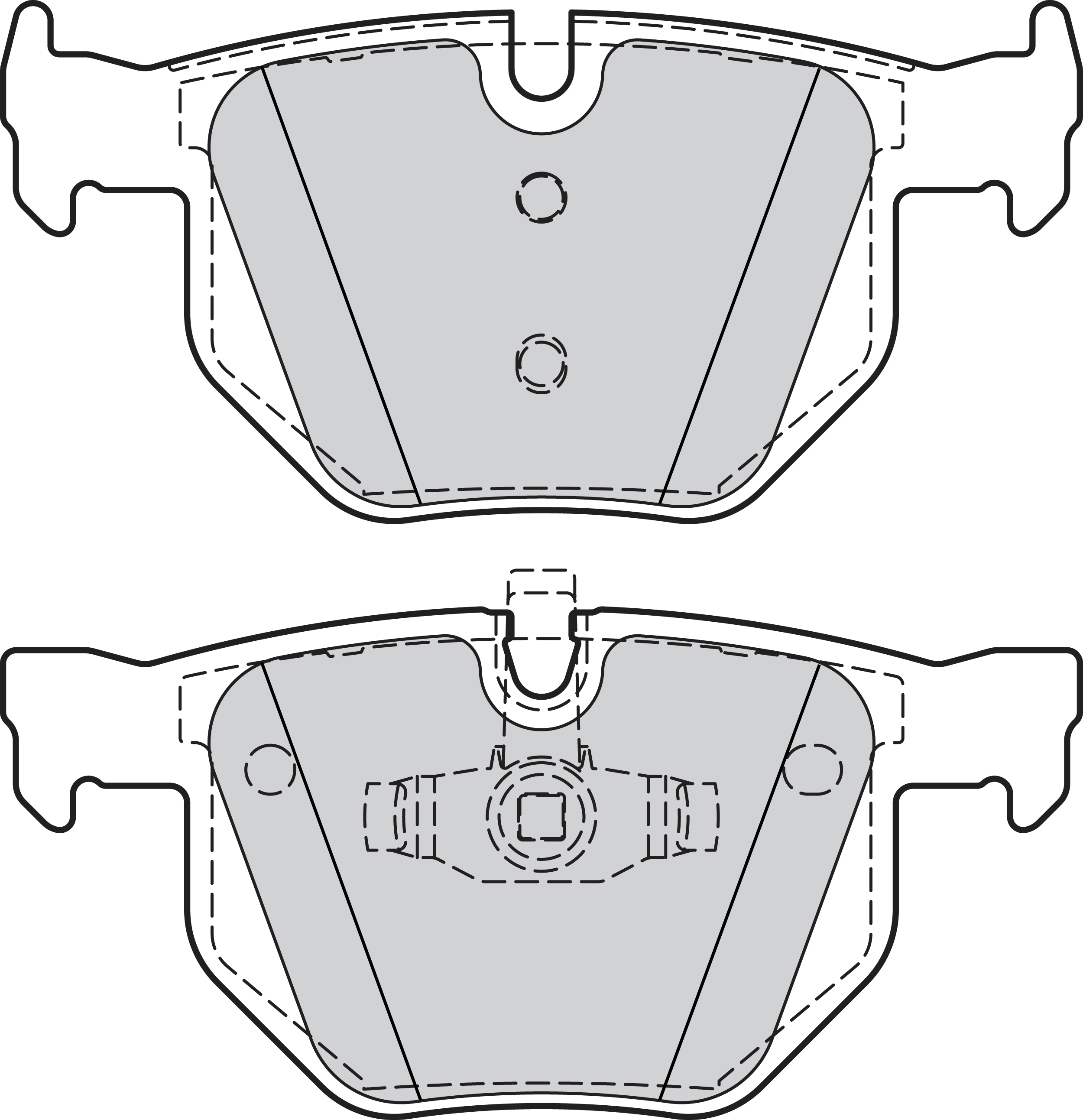 VALEO Bremseklodser 302075 bagaksel for BMW (BRILLIANCE) BMW