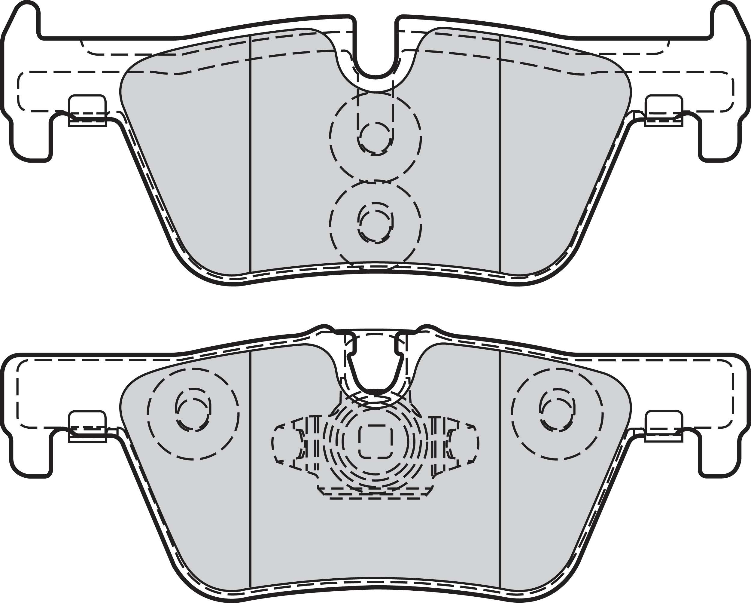 VALEO Bremseklodser 302142 bagaksel for BMW ALPINA