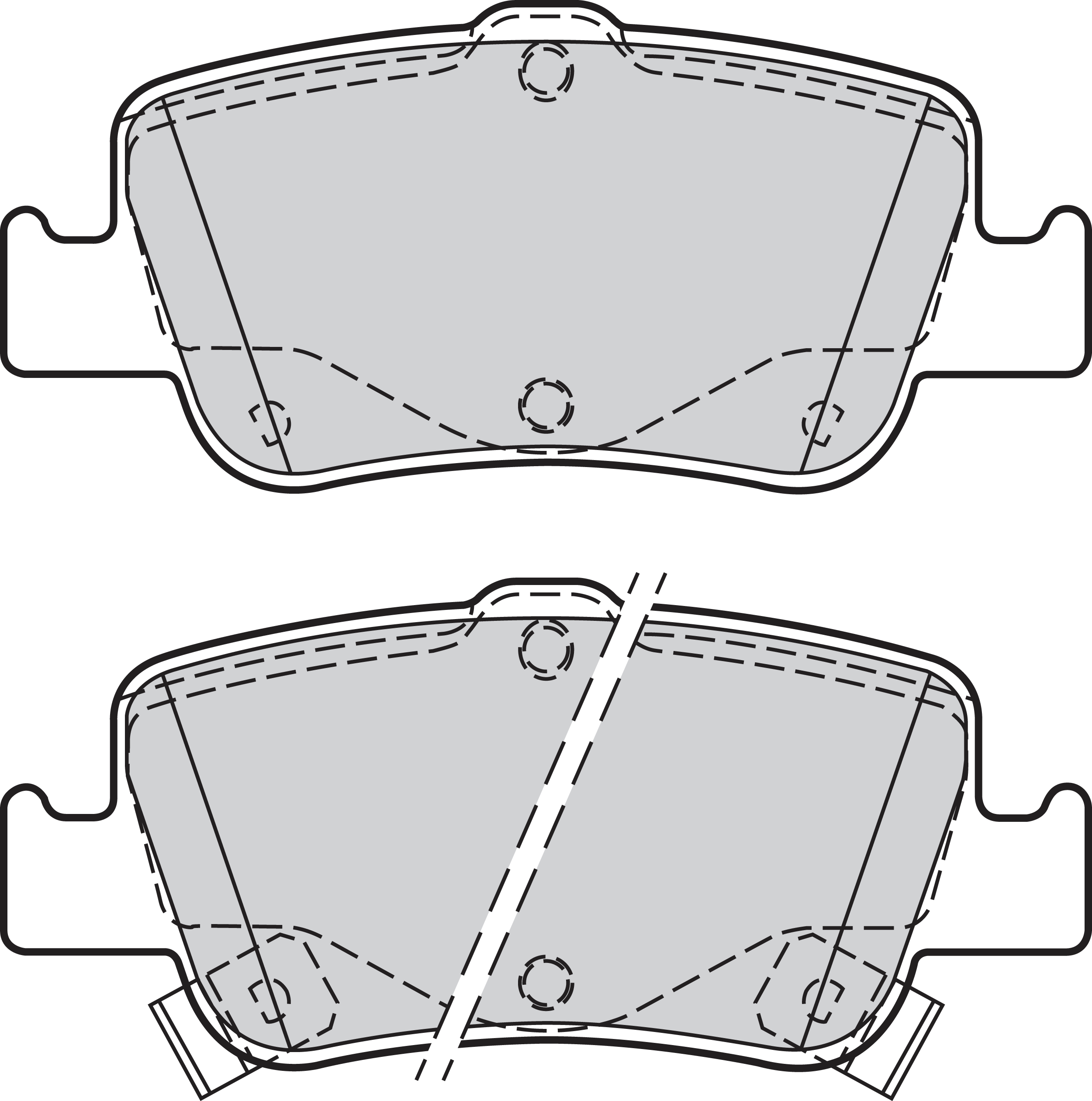 VALEO Bremseklodser 302156 bagaksel for TOYOTA