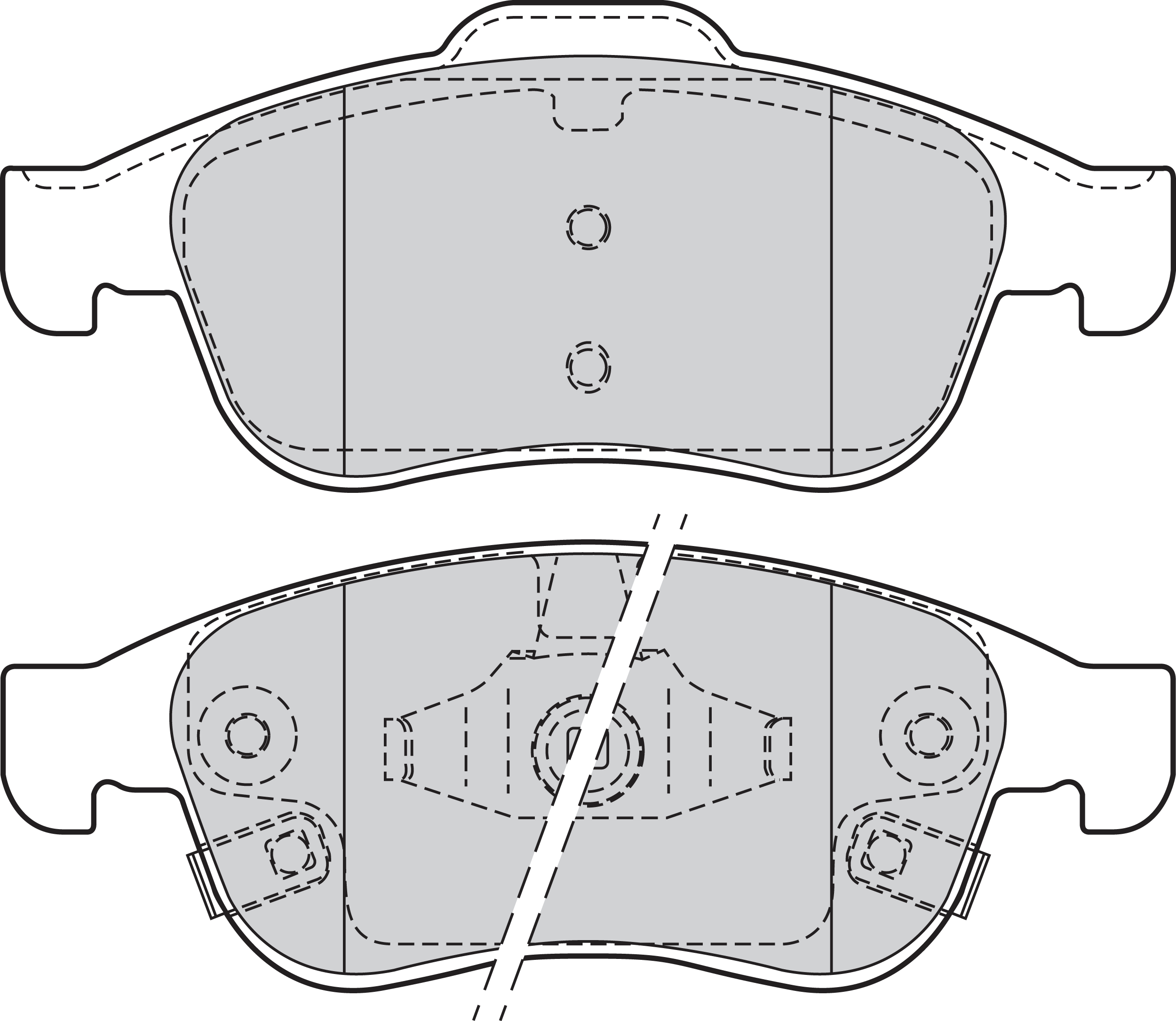 VALEO Bremseklodser 302207 foraksel for JEEP