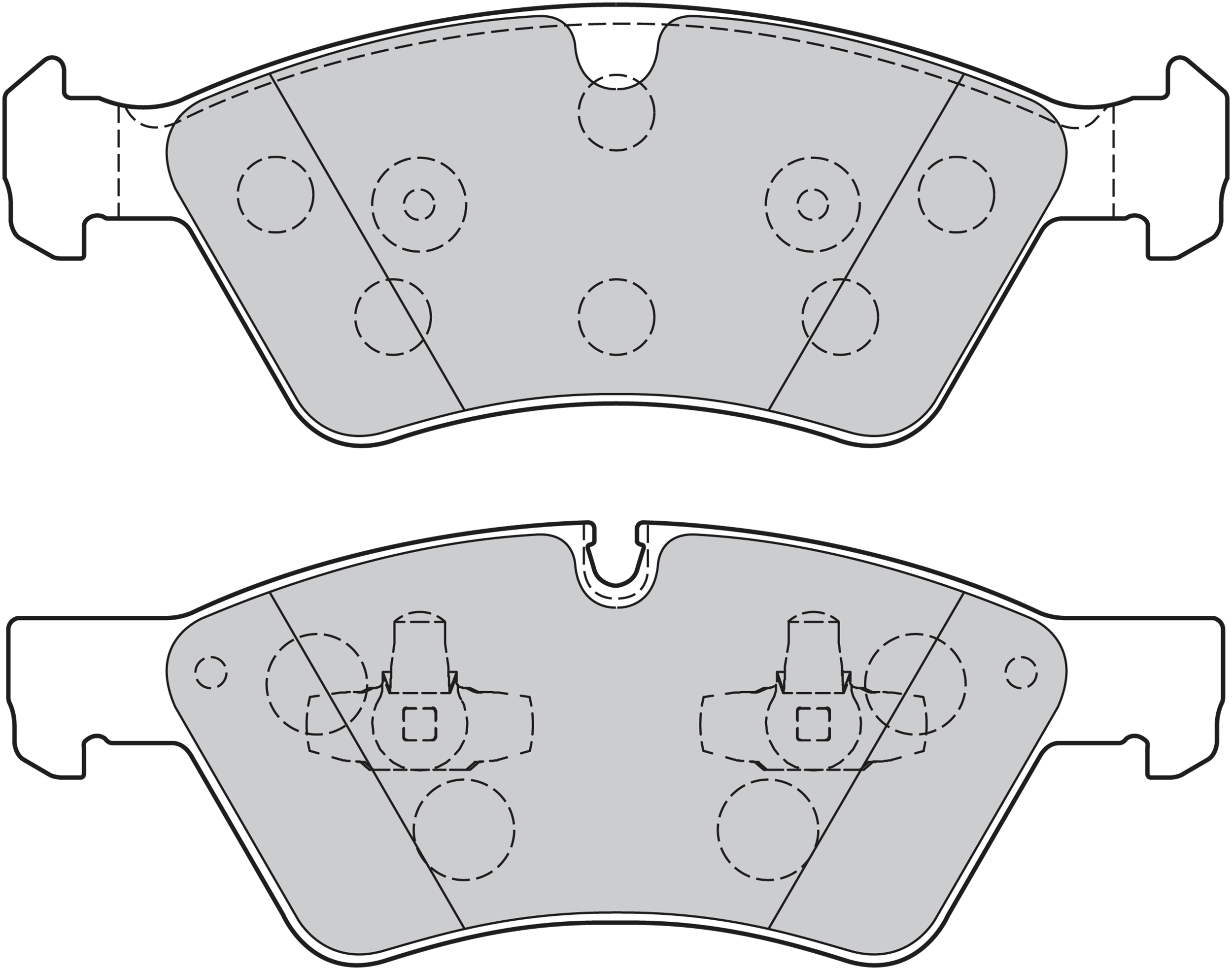 VALEO Bremseklodser 301107 for MERCEDES-BENZ