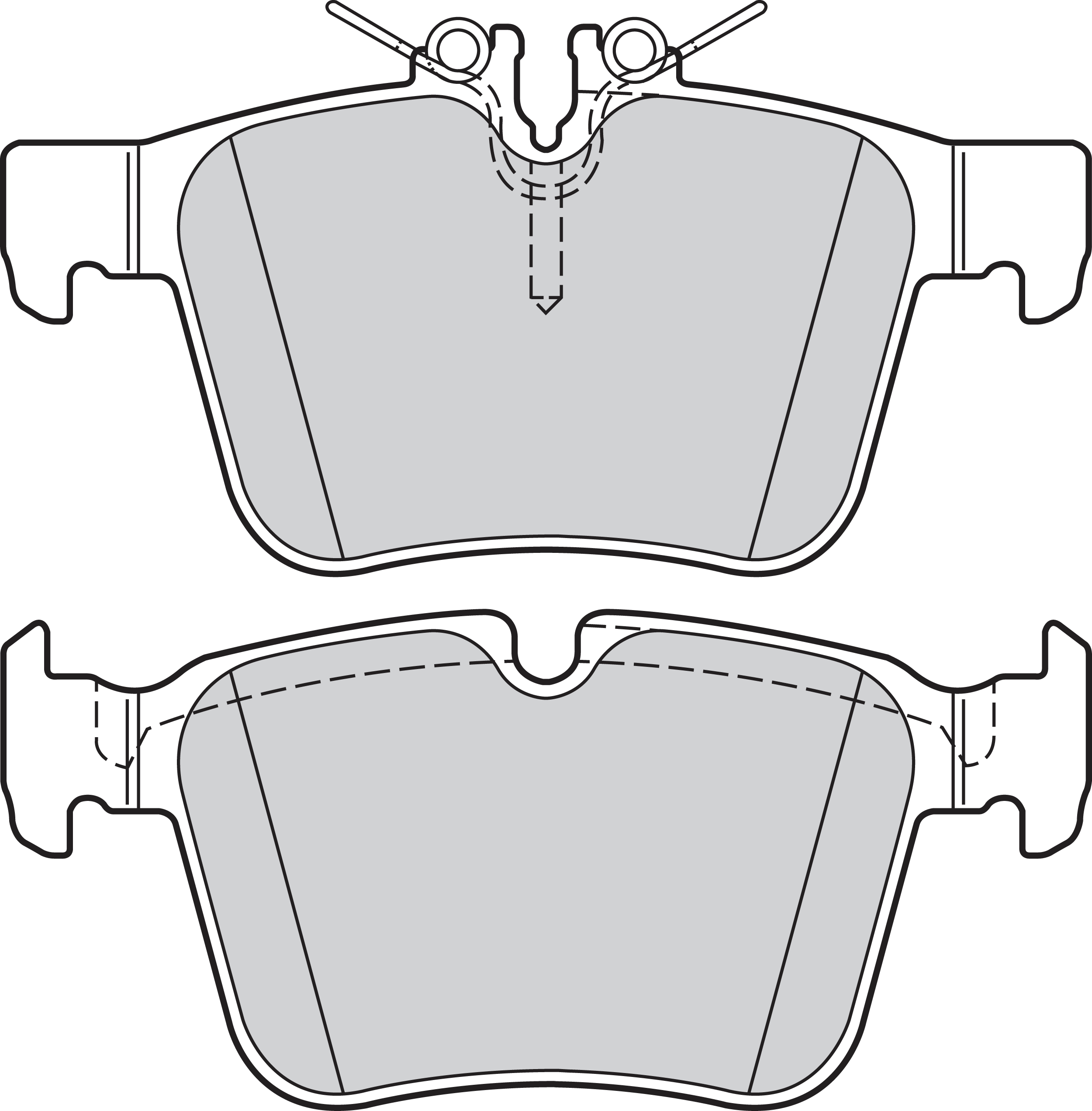 VALEO Bremseklodser 302209 bagaksel for MERCEDES-BENZ MERCEDES-BENZ (BBDC)