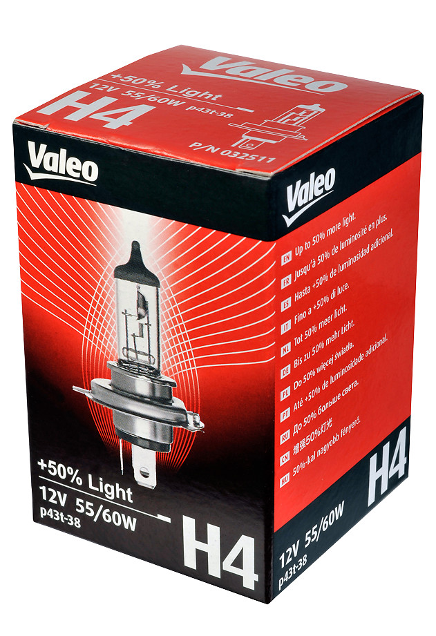 VALEO Pære, fjernlys 032511