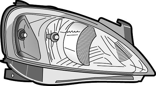 VALEO Forlygte 088342 W5W venstre for OPEL VAUXHALL