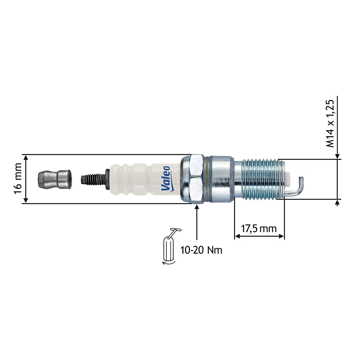VALEO Tændrør 246868 for VOLVO FORD FIAT PEUGEOT RENAULT