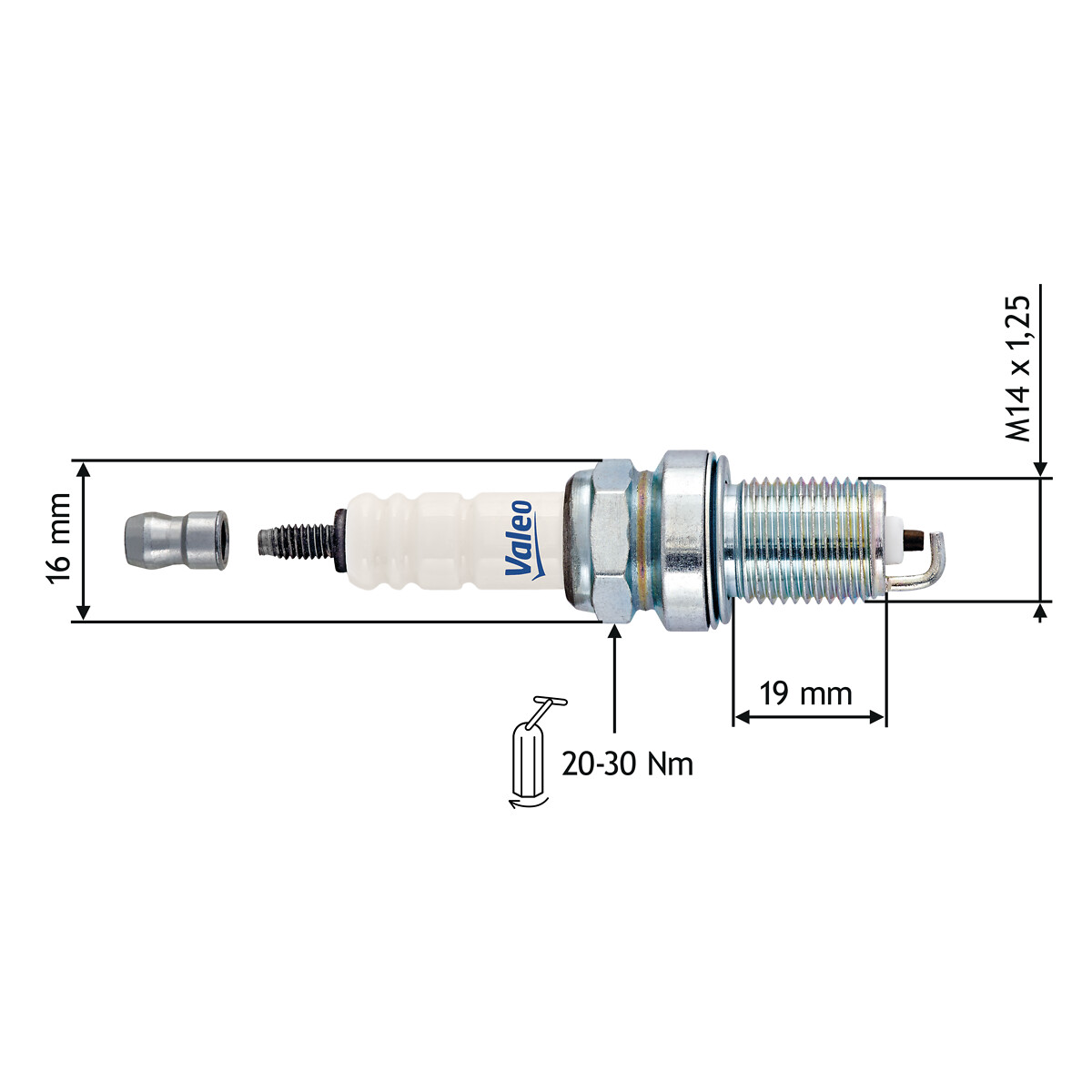 VALEO Tændrør 246895 for FIAT PEUGEOT RENAULT