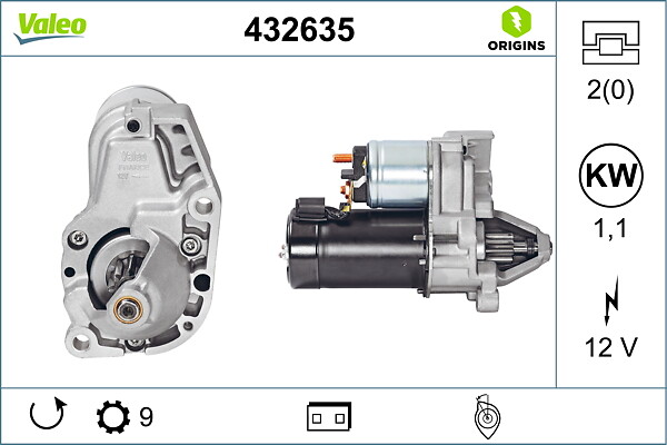 VALEO Starter 432635 for BMW