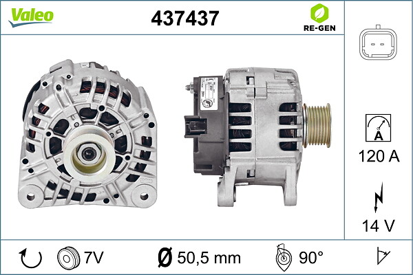 VALEO Generator 437437 for SUZUKI RENAULT