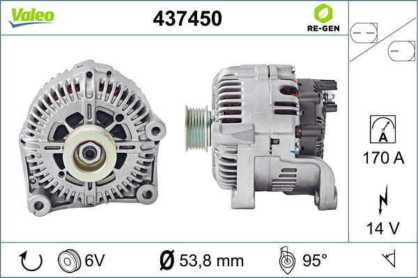 VALEO Generator 437450 for BMW