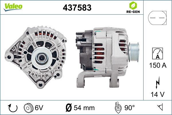 VALEO Generator 437583 for BMW