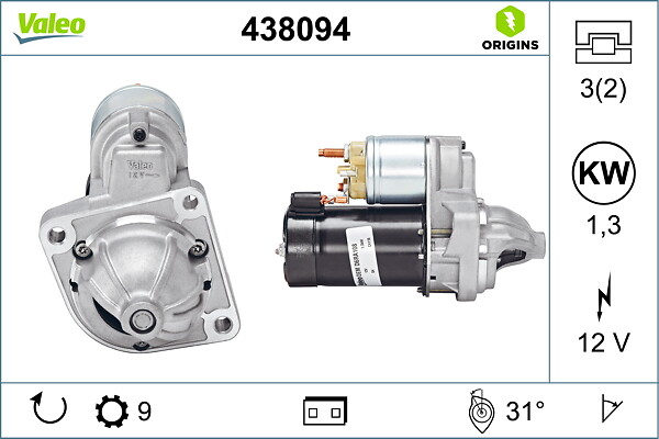 VALEO Starter 438094 for MINI BMW