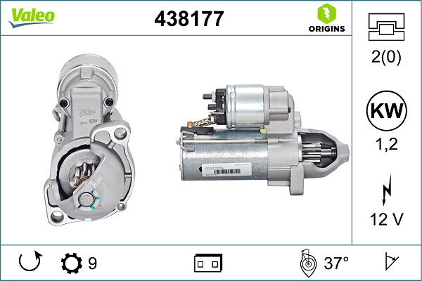 VALEO Starter 438177 for BMW