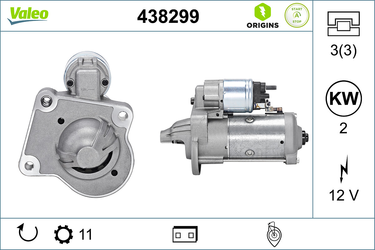VALEO Starter 438299 for FORD
