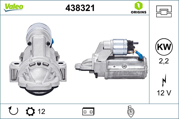 VALEO Starter 438321 for FORD