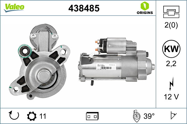 VALEO Starter 438485 for FORD VOLVO