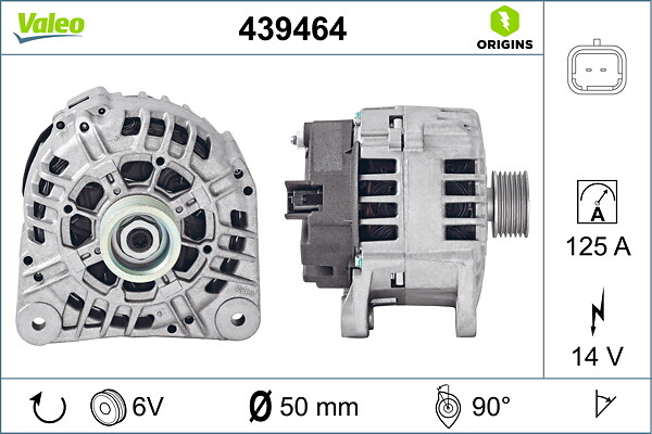 VALEO Generator 439464 for OPEL VAUXHALL NISSAN RENAULT