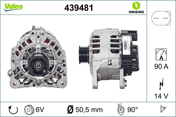 VALEO Generator 439481 for VW