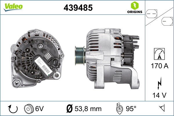 VALEO Generator 439485 for BMW
