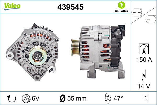 VALEO Generator 439545 for ALPINA BMW