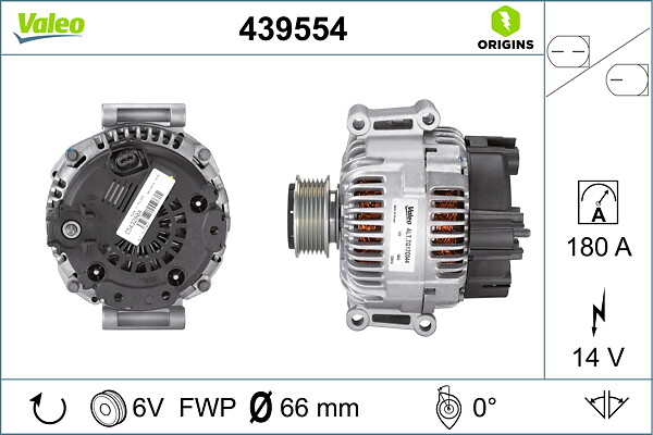 VALEO Generator 439554 for AUDI VW AUDI (FAW)
