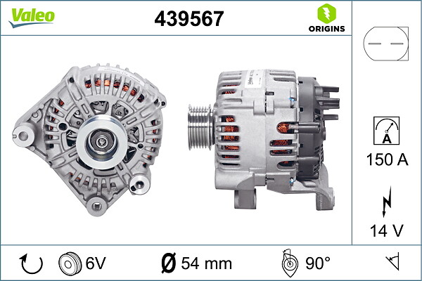VALEO Generator 439567 for BMW