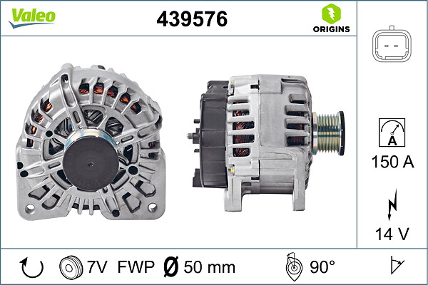 VALEO Generator 439576 for OPEL VAUXHALL NISSAN RENAULT