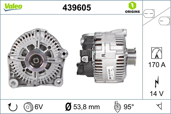 VALEO Generator 439605 for BMW