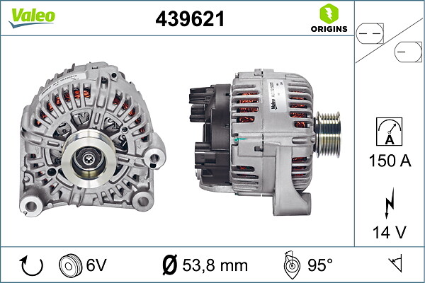 VALEO Generator 439621 for BMW