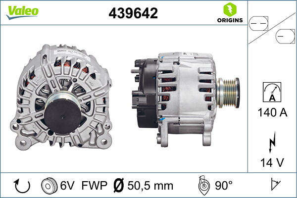 VALEO Generator 439642 for AUDI VW