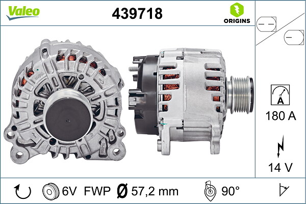 VALEO Generator 439718 for VW