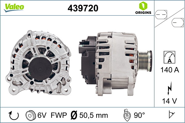 VALEO Generator 439720 for VW