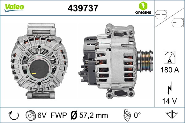 VALEO Generator 439737 for CUPRA VW (FAW)