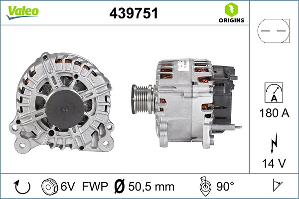 VALEO Generator 439751 for VW MERCEDES-BENZ