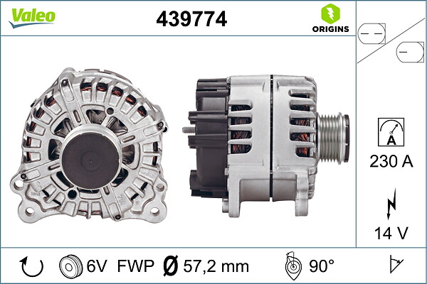 VALEO Generator 439774 for VW