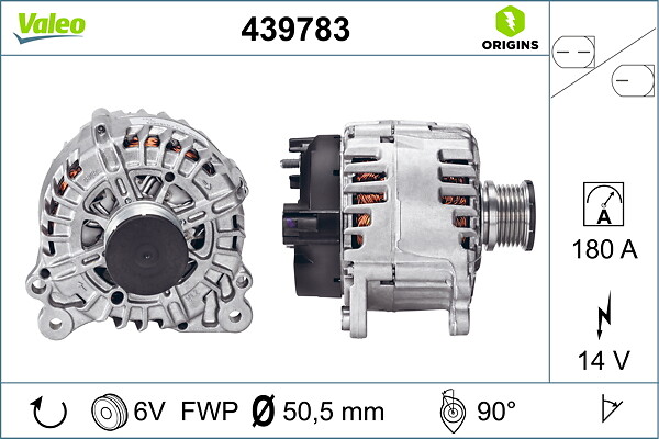 VALEO Generator 439783 for MERCEDES-BENZ VW