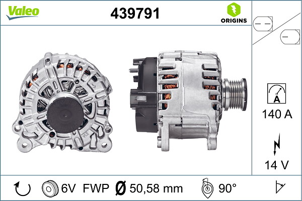 VALEO Generator 439791 for MERCEDES-BENZ VW