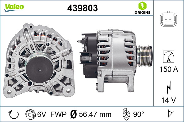 VALEO Generator 439803 for DACIA