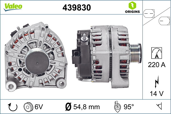 VALEO Generator 439830 for BMW