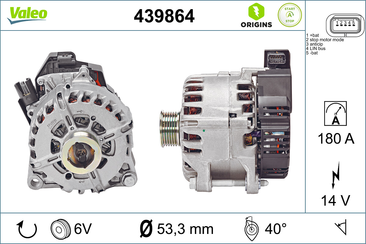 VALEO Generator, starter 439864 for VAUXHALL DS PEUGEOT TOYOTA