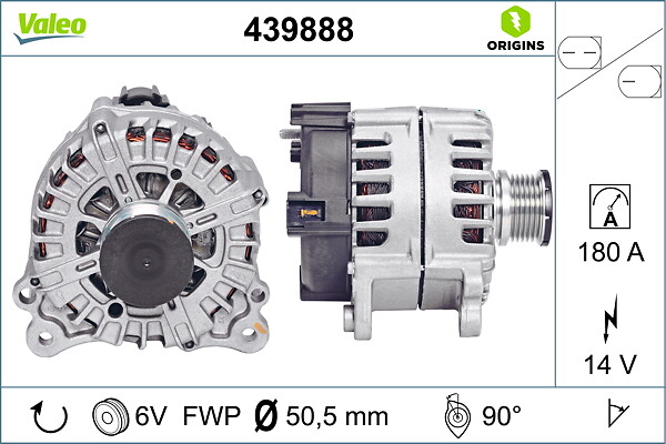VALEO Generator 439888 for AUDI