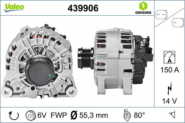 VALEO Generator 439906 for FORD VOLVO