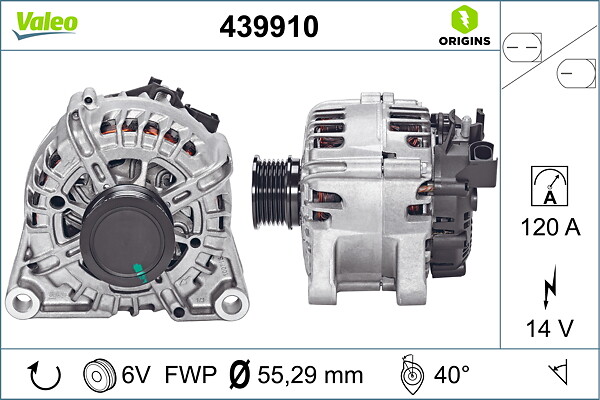 VALEO Generator 439910 for FORD VOLVO
