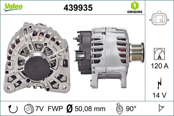 VALEO Generator 439935 for DACIA RENAULT SMART
