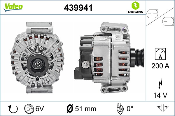 VALEO Generator 439941 for MERCEDES-BENZ