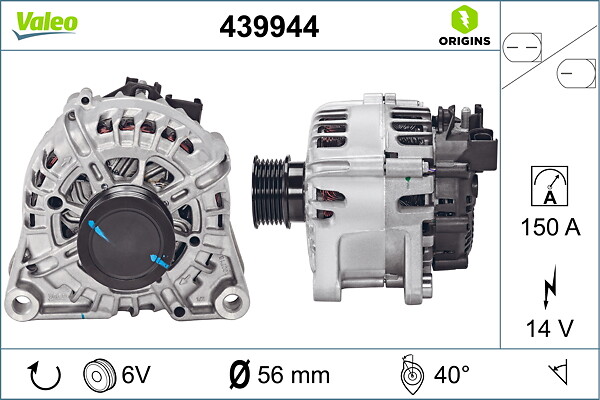 VALEO Generator 439944 for FORD